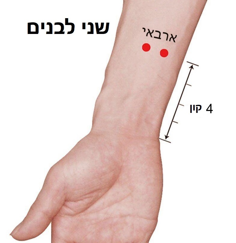 נקודת דיקור נקודות מיוחדות ERBAI